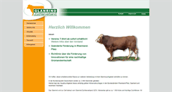 Desktop Screenshot of glanrindzuechterverband.de