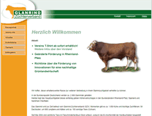 Tablet Screenshot of glanrindzuechterverband.de